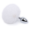 Kiotos Plug Queue de lapin Bunny Tail 6 x 2.7 cm Blanc